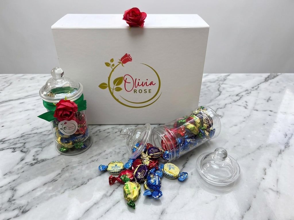 Toffees & Chocolate Eclairs Sweet Gift Jar
