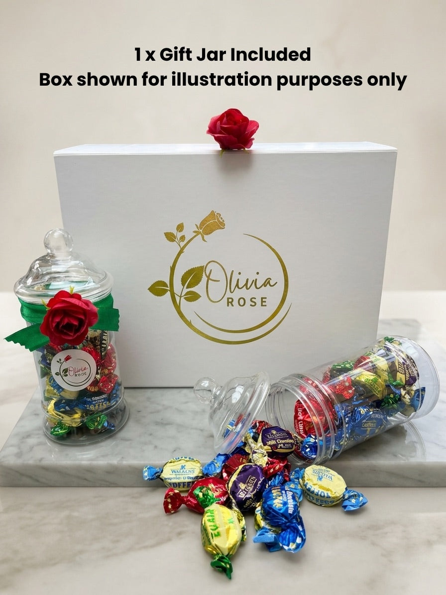 Toffees & Chocolate Eclairs Sweet Gift Jar
