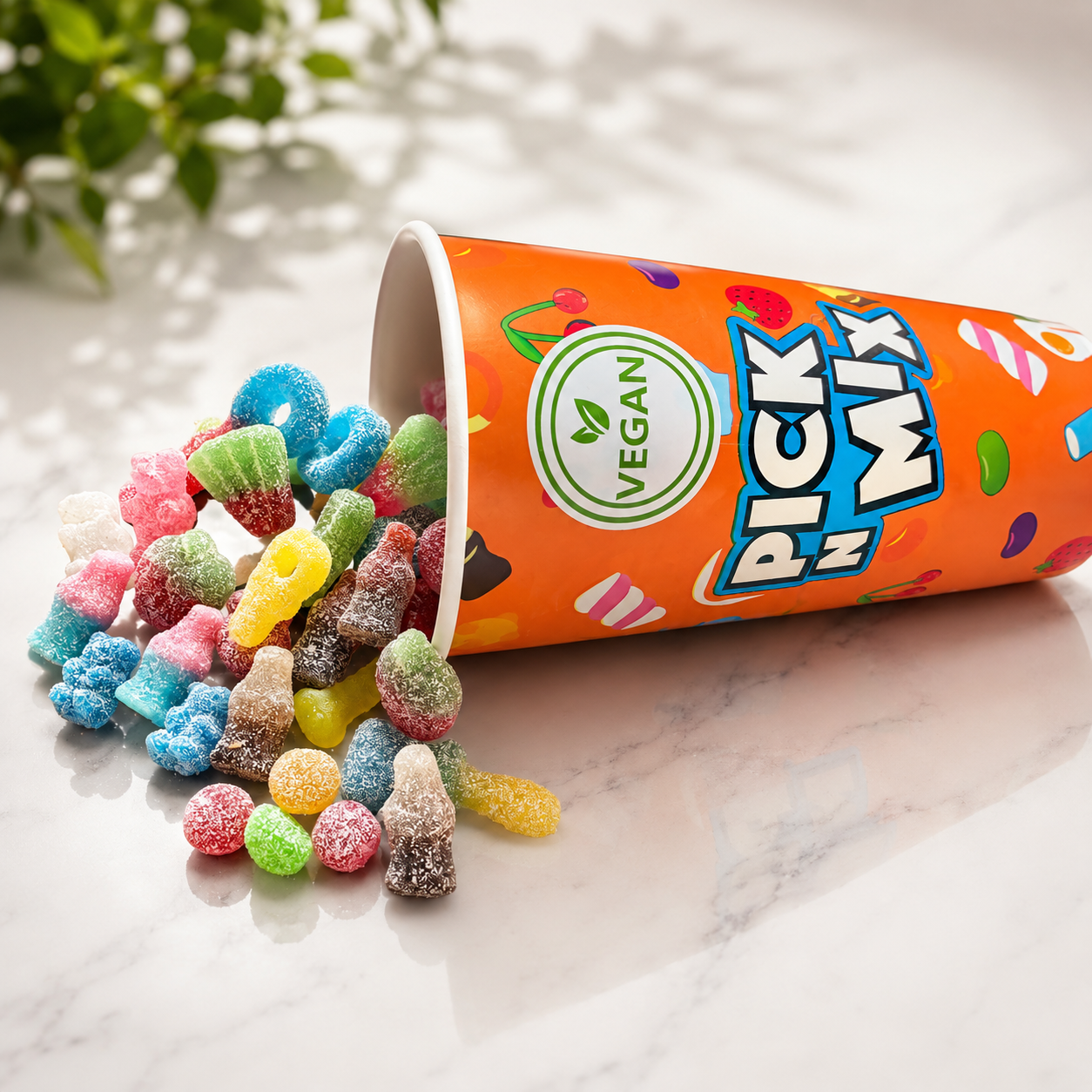 Vegan Pick 'n' Mix Cup - 22oz of your favourite vegan sweets in one cup