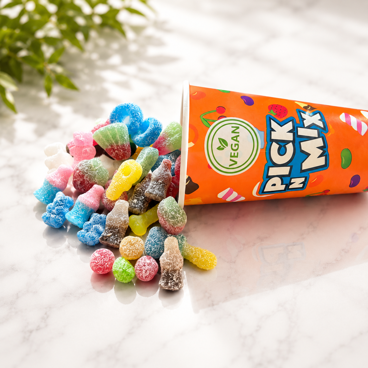 Vegan Pick 'n' Mix Cup - 22oz of your favourite vegan sweets in one cup