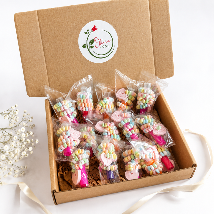 15 Candy Necklace &amp; Lipstick Party Bags