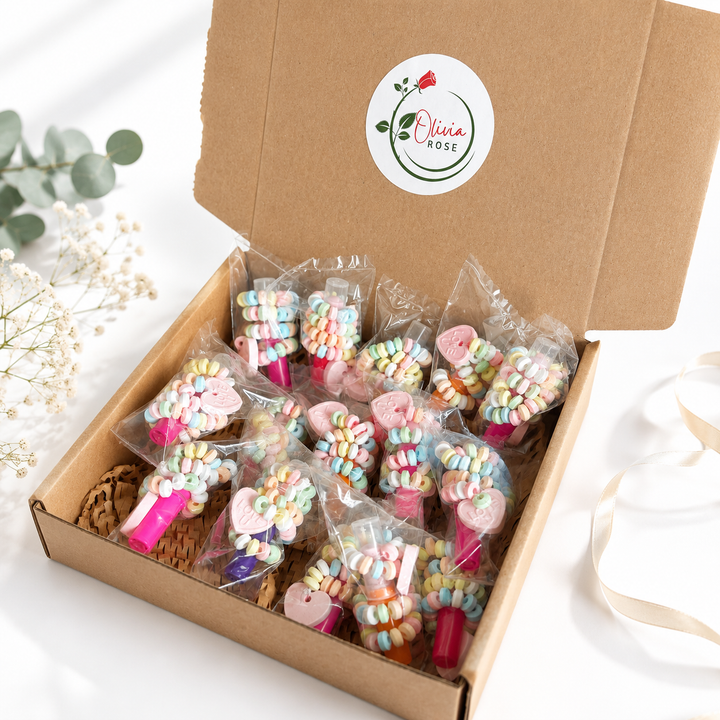 15 Candy Necklace &amp; Lipstick Party Bags