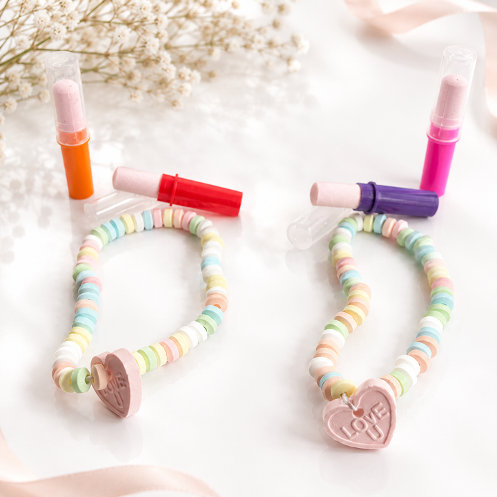15 Candy Necklace &amp; Lipstick Party Bags
