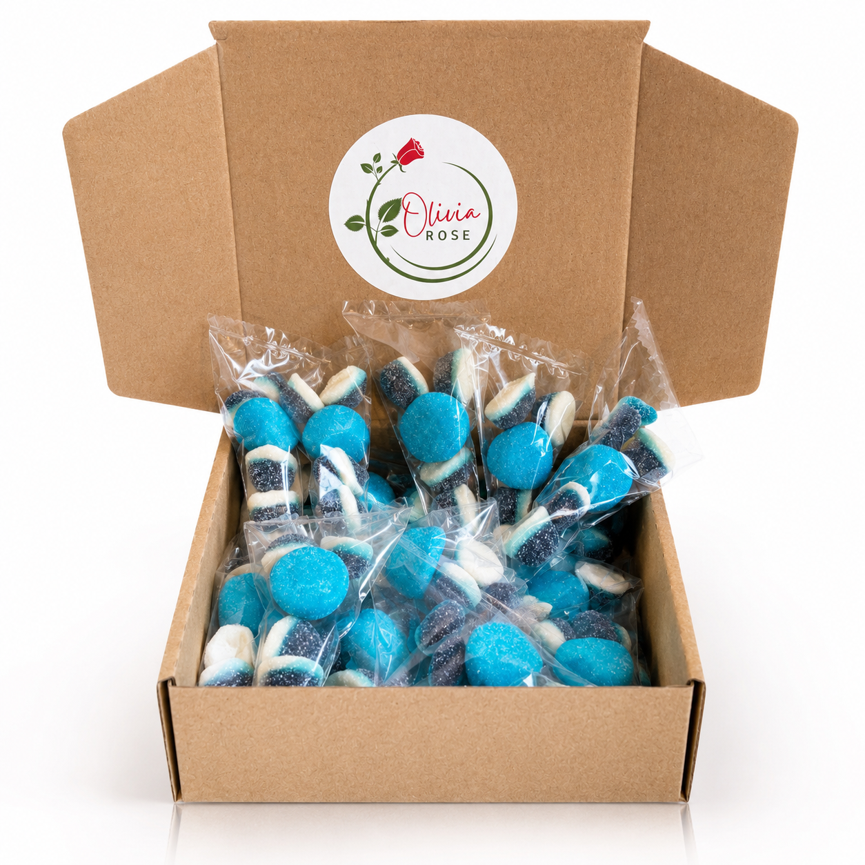 Olivia Rose Blue Party Treat Bags – 30 Sealed Sweet Party Favour Bags