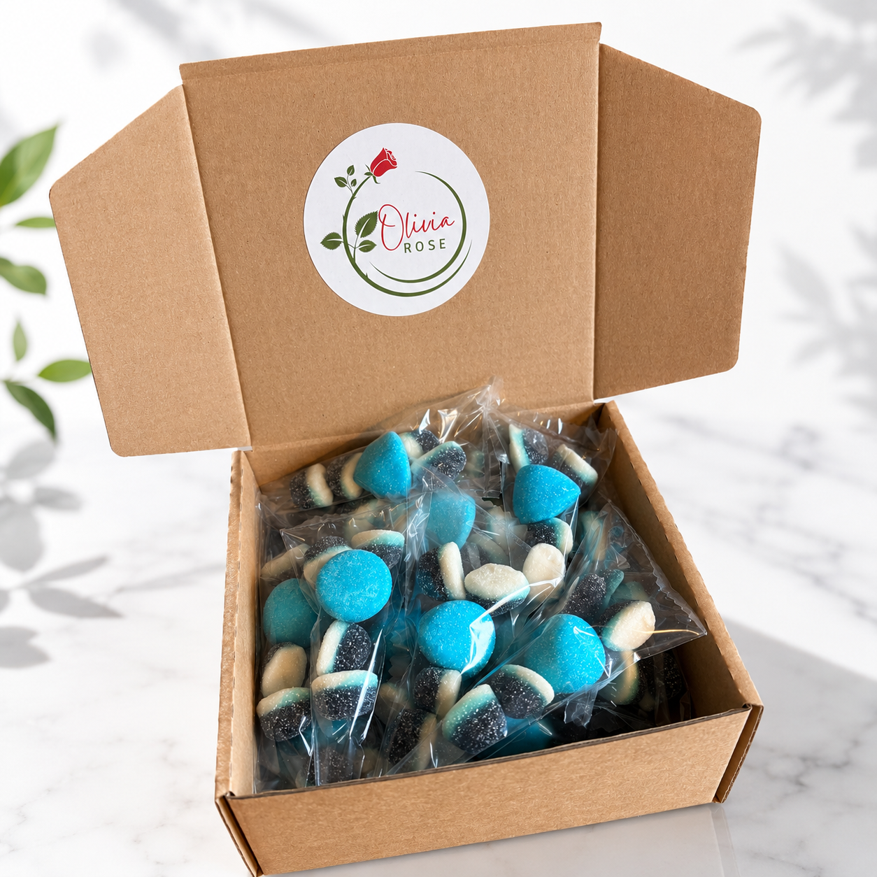 Olivia Rose Blue Party Treat Bags – 30 Sealed Sweet Party Favour Bags