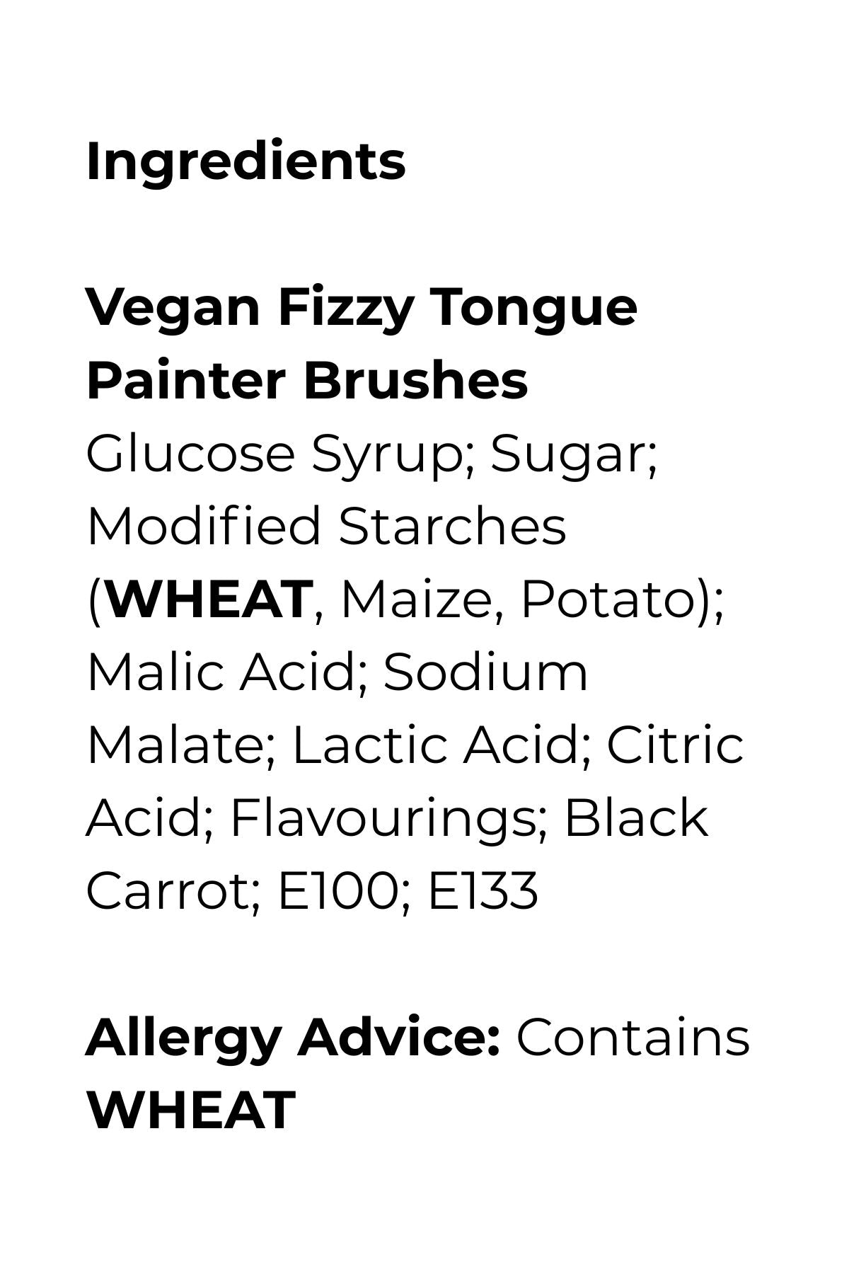 Vegan Fizzy Tongue Painter Brushes