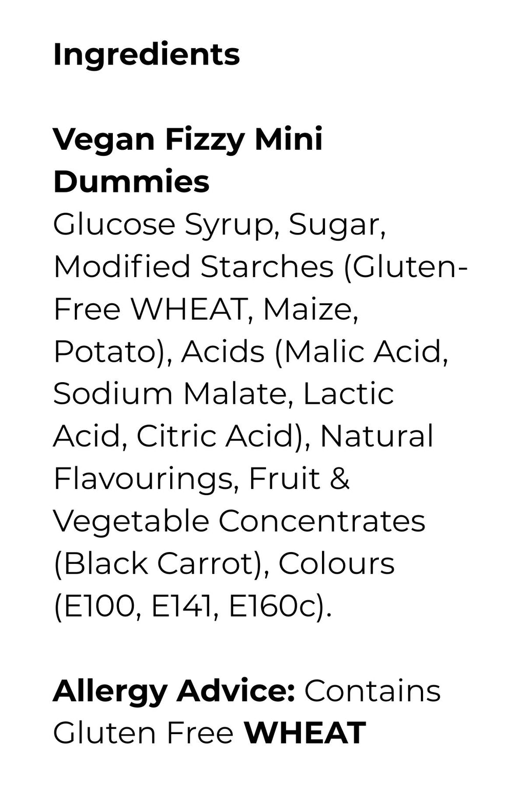 Vegan Fizzy Mini Dummies