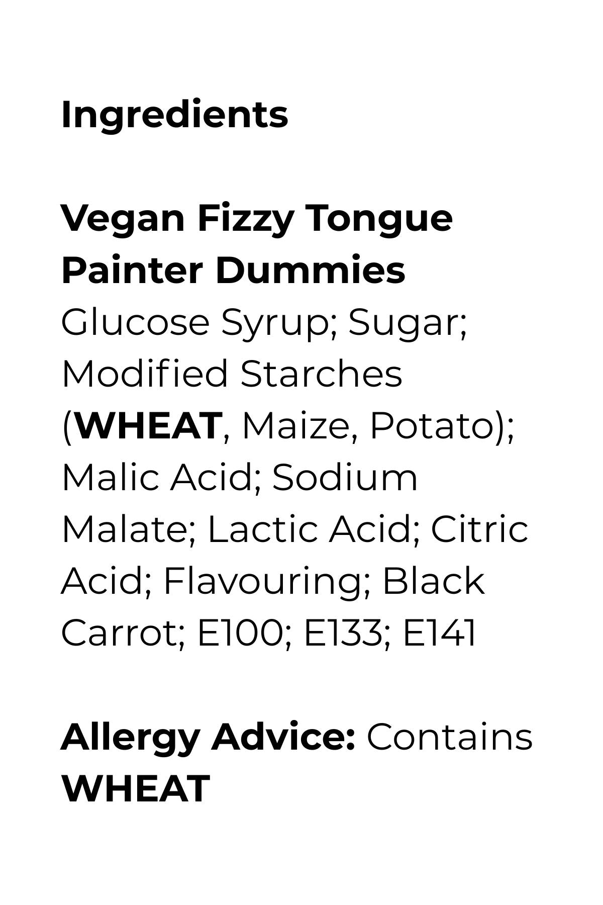 Vegan Fizzy Tongue Painter Dummies