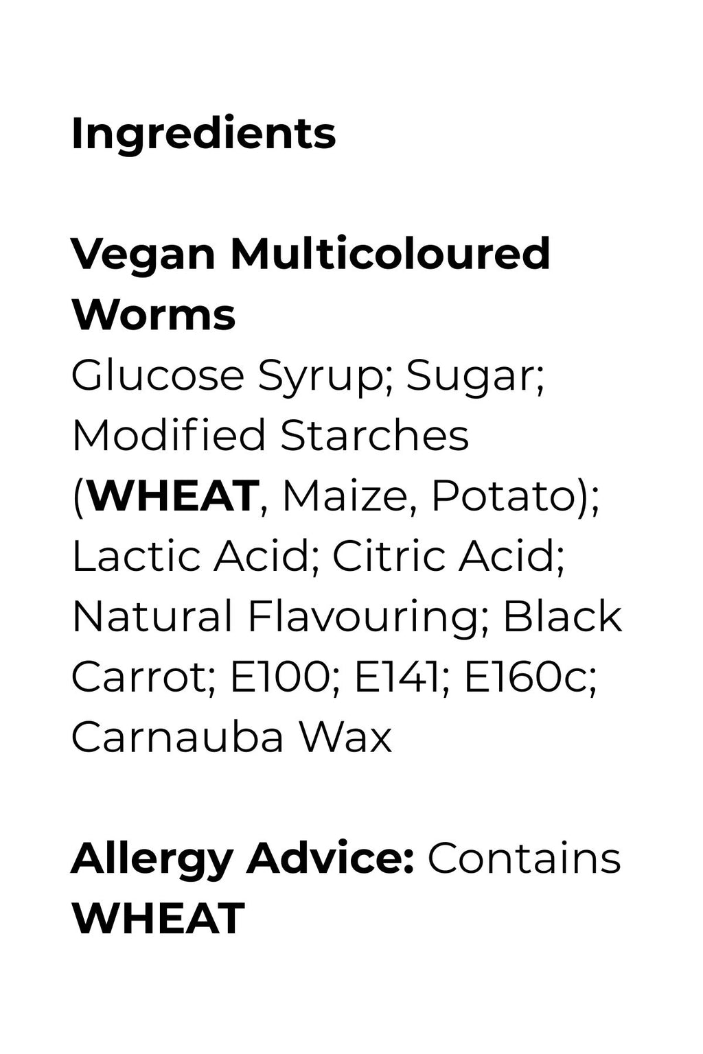 Vegan Worms