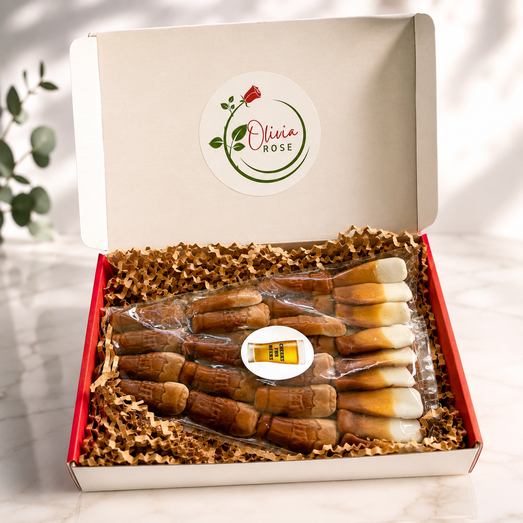 Letterbox Pint Pot Sweet Box | 26 Pint Pot Sweets | Novelty Gift for Dad, Father's Day & Beer Lovers