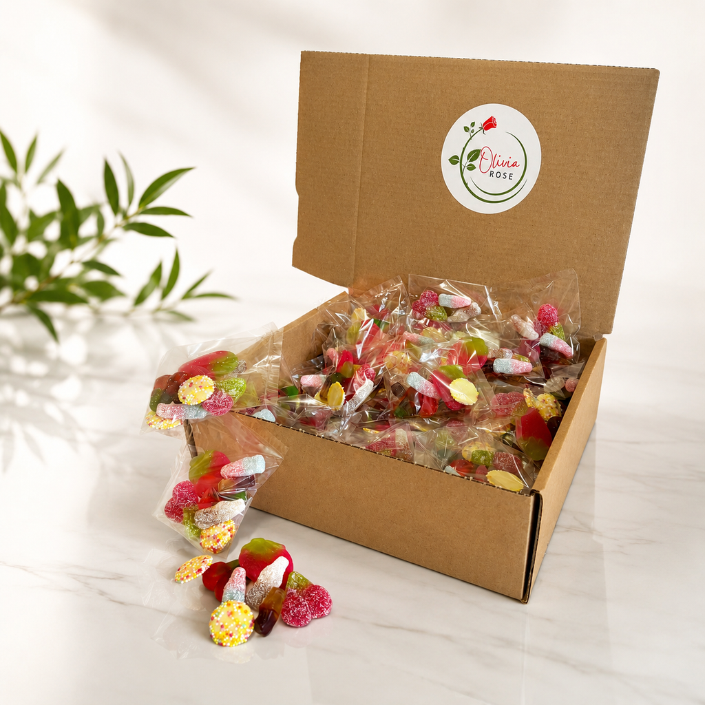 50 Ready to Hand Out Pick 'n' Mix Sweet Bags – Perfect for Every Party!