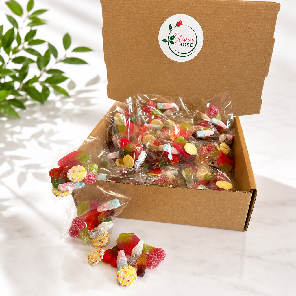 50 Ready to Hand Out Pick 'n' Mix Sweet Bags – Perfect for Every Party!