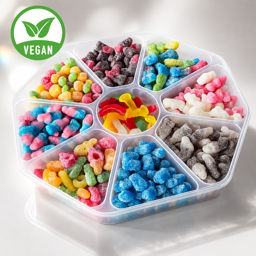 Vegan Sweet Platter – 9 Section Pick & Mix Tray
