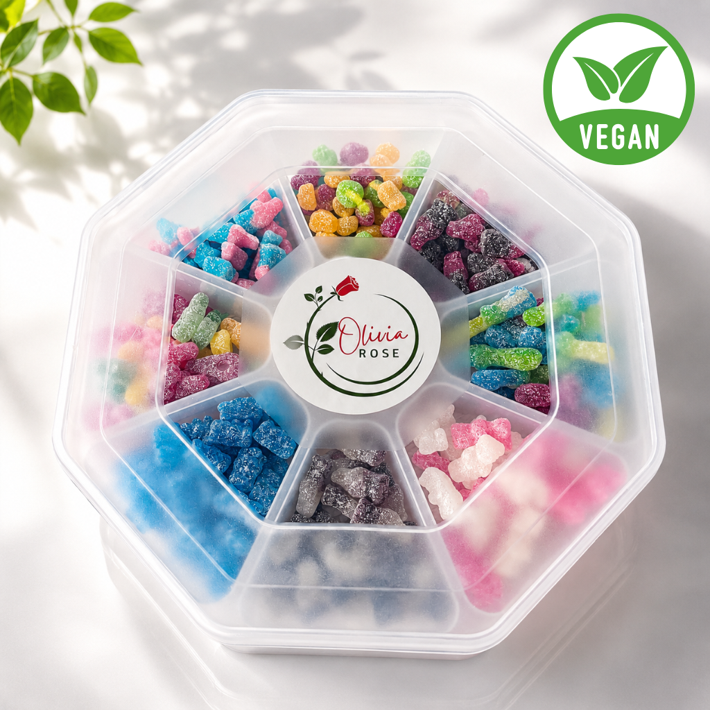 Vegan Sweet Platter – 9 Section Pick & Mix Tray