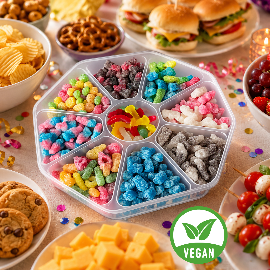 Vegan Sweet Platter – 9 Section Pick & Mix Tray